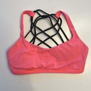 Lululemon Free to be Wild Strappy Sports Bra Size 6